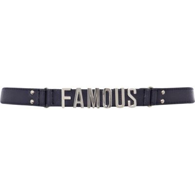Navy famous waist belt 