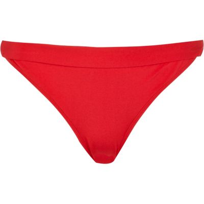 Red bikini bottoms