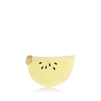 Yellow watermelon jelly purse
