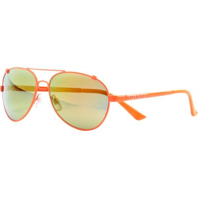 Neon orange aviator sunglasses