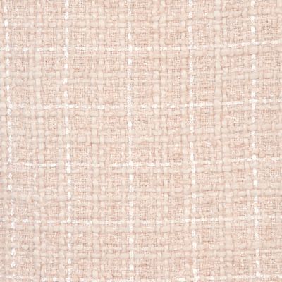 Pink boucle stud cropped military jacket 