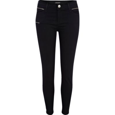 Black Ellys ankle grazer superskinny jeans