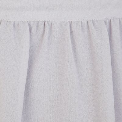 Light purple dip hem maxi skirt