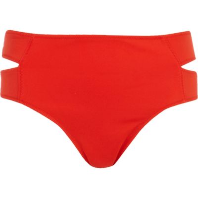 Red bikini bottoms