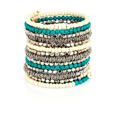 White beaded cuff