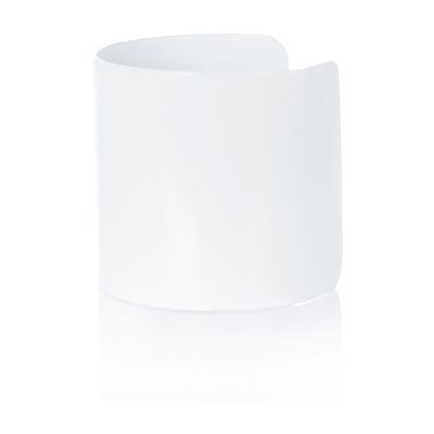 White cuff bracelet