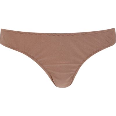 Brown Pacha bikini bottoms