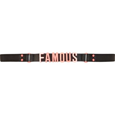Pink fluro famous belt