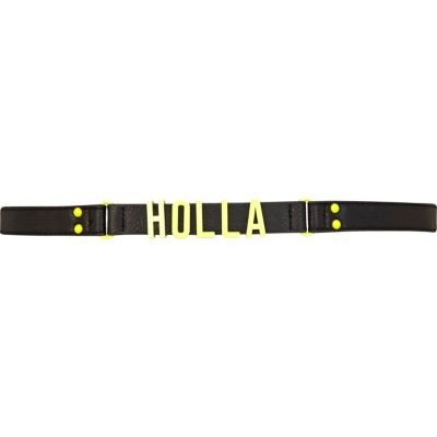 Yellow fluro holla belt