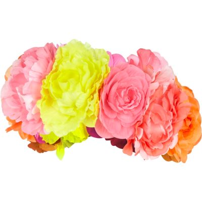 Yellow flower hair band