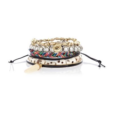 Cream eclectic bracelet pack
