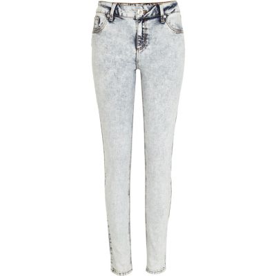Light acid wash Amelie superskinny jeans