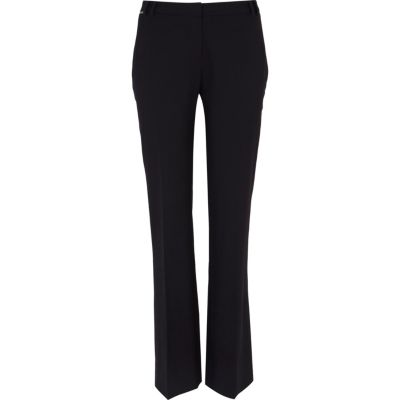 Navy bootcut trousers