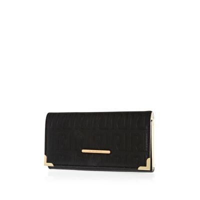 Black RI embossed purse