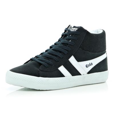 Navy Gola high tops
