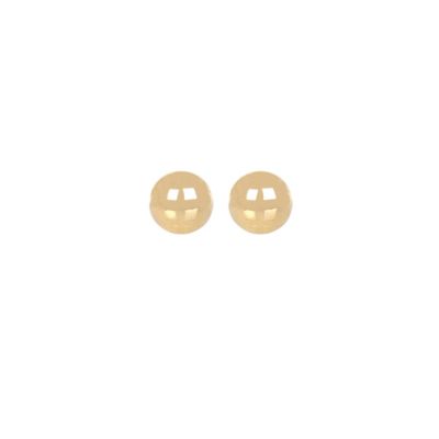 Gold plated ball stud earrings