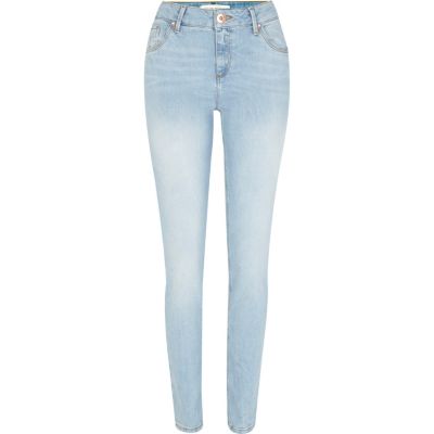 Light wash Amelie superskinny jeans 
