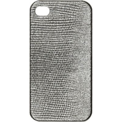 Grey glitter iPhone 4/4S case