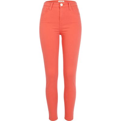 Light red Lana superskinny jeans 