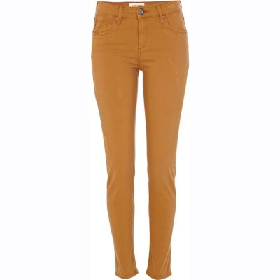 Light brown Amelie superskinny jeans 