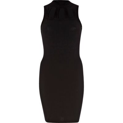 Black Bodycon Dress on Black Cut Out Turtle Neck Bodycon Dress   Bodycon Dresses   Dresses