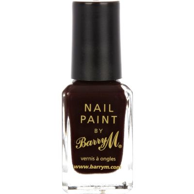 Dark red Barry M nail varnish