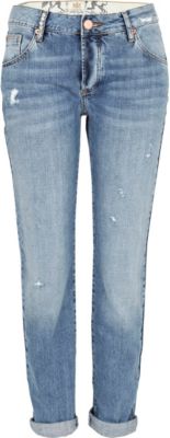 Mid wash Lexie slim boyfriend jeans