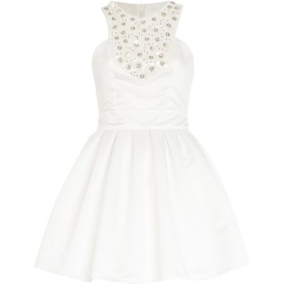 Cream 3D flower Lashes of London dress