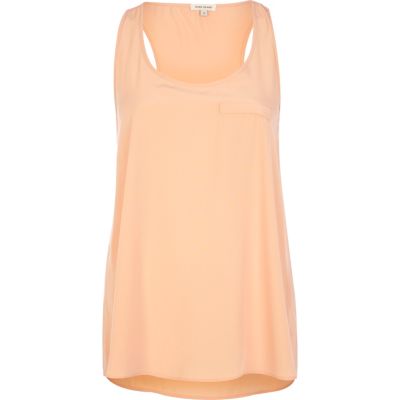 Coral racer back vest