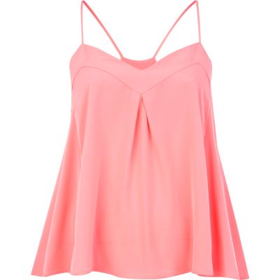 Pink swing cami top