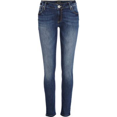 Mid wash Amelie superskinny jeans