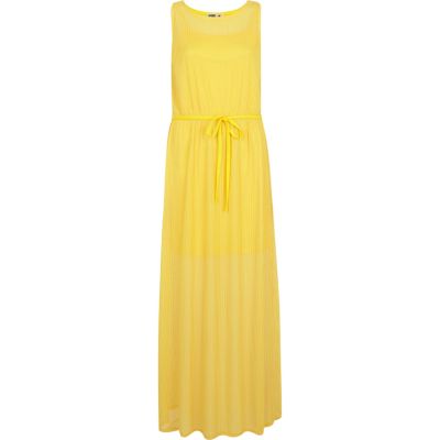 Yellow Chelsea Girl sleeveless maxi dress