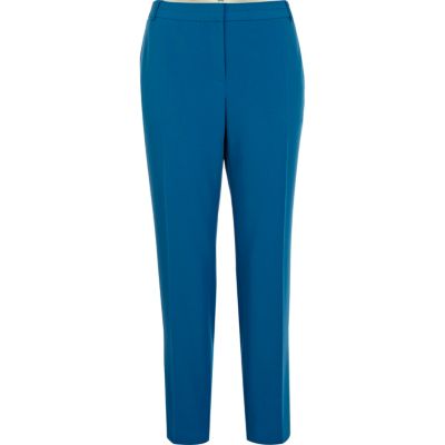 Blue smart cigarette trousers 
