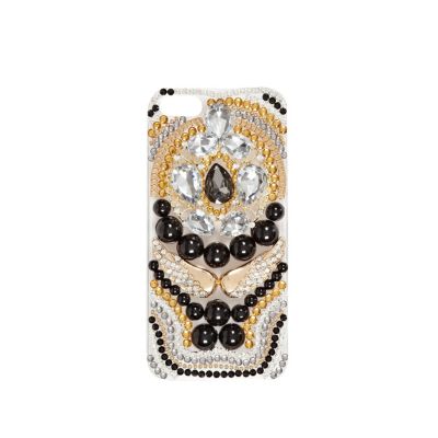 Black gem stone embellished iPhone 5 case