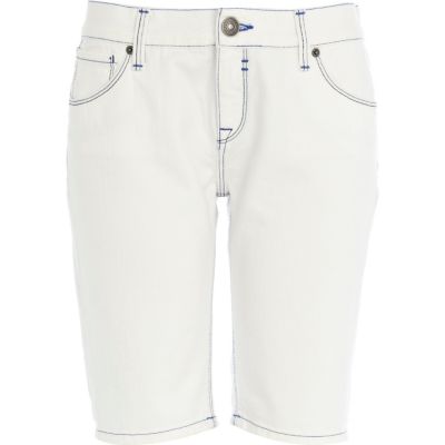 White long city shorts