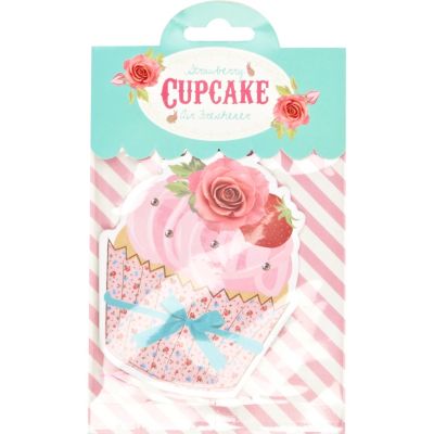 Strawberry cupcake air freshener 