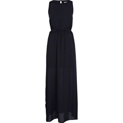 Navy Chelsea Girl cut out maxi dress