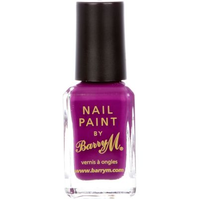 Bright purple Barry M nail varnish