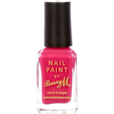 Shocking pink Barry M nail varnish