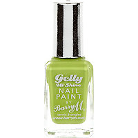 Lime Barry M Gelly nail varnish