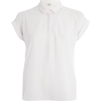 White boxy shirt