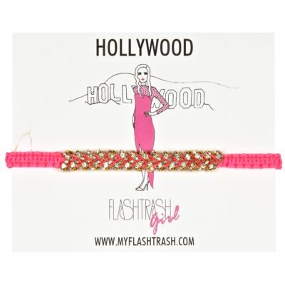 Pink Flash Trash Girl Hollywood bracelet