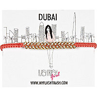 Coral Flash Trash Girl Dubai bracelet