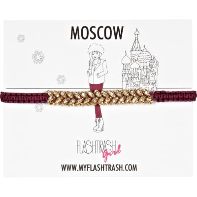 Red Flash Trash Girl Moscow bracelet