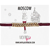 Red Flash Trash Girl Moscow bracelet