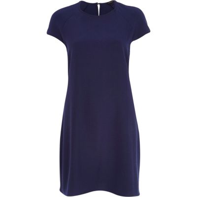 Navy swing dress