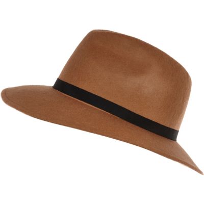 Camel fedora hat