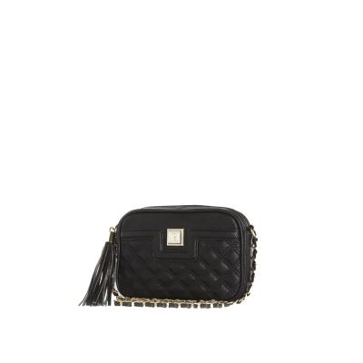 Black quilted cross body bag - cross body bags - bags  purses - women