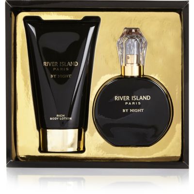 Paris By Night fragrance body lotion gift set