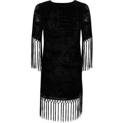 tassel t shirt dress